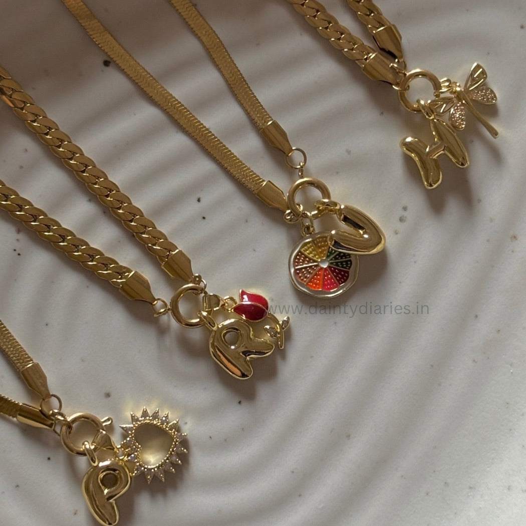 Alphabet Charm Pendant