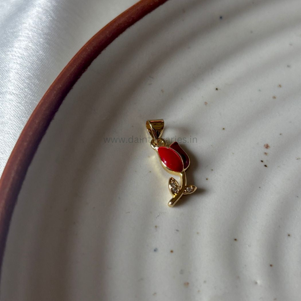 Rose Charm Pendant
