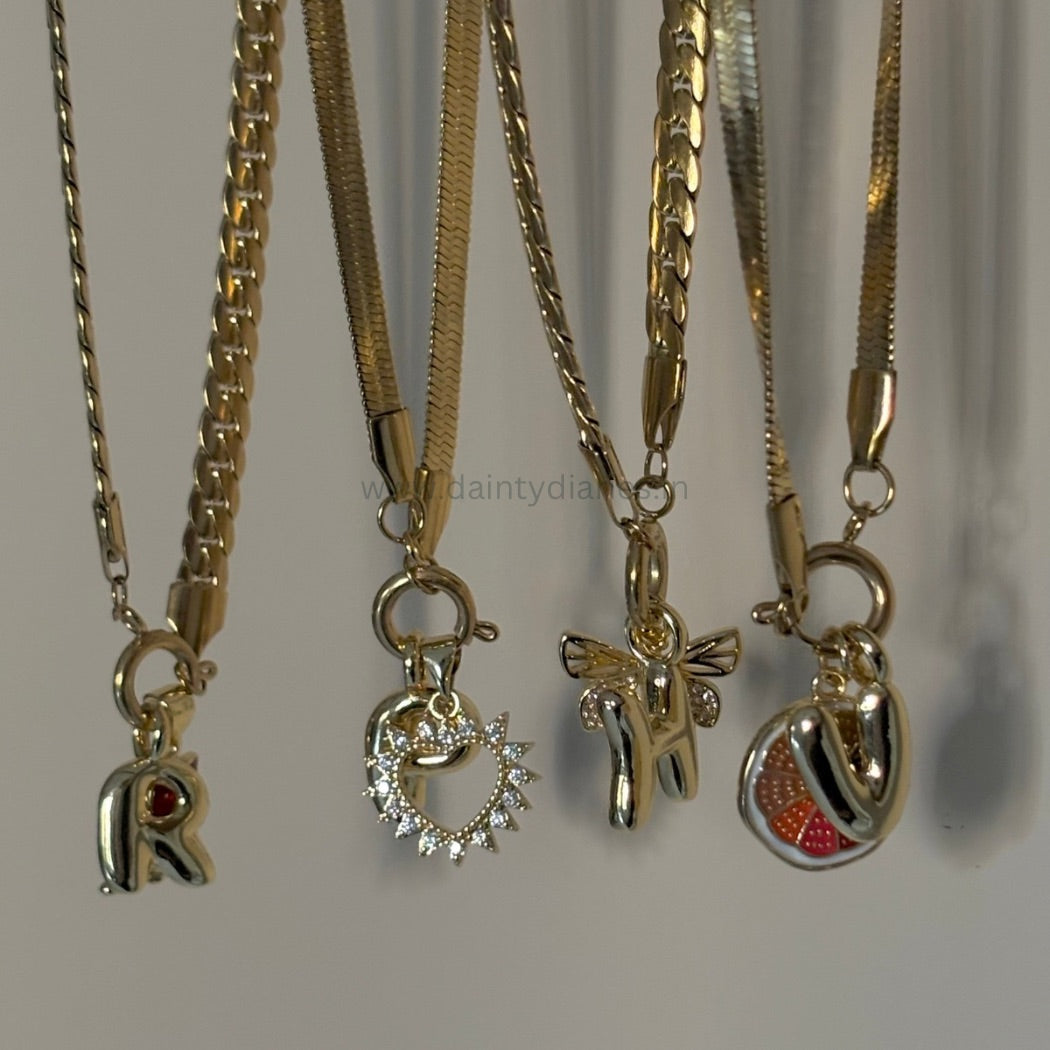 Alphabet Charm Pendant