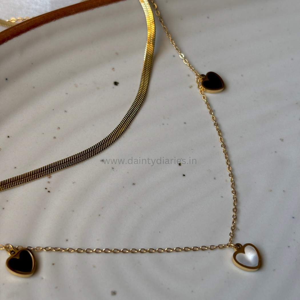 Erica Layered Heart Chain