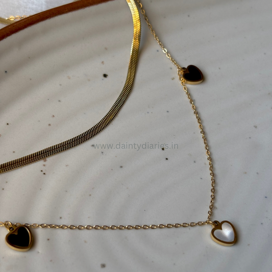 Erica Layered Heart Chain
