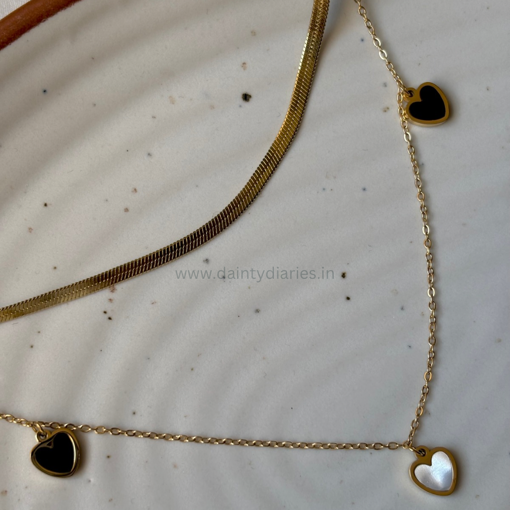 Erica Layered Heart Chain