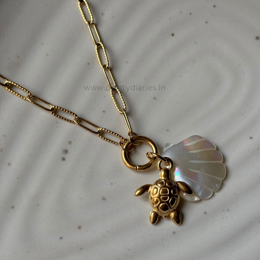 Coral Charm Necklace